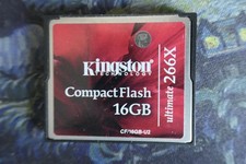 Kingston Ultimate 16 GB 266x - CompactFlash Card - Sprzedaż detaliczna - (CF/16GB-U2)
