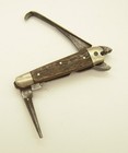 O. BARNETT TOOL CO. - 1900 - 1915 - Tool Knife - Nice Picked Bone Handle - Used — photo 1