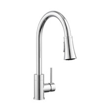 PROFLO PFXC7017CP Chrome Single-Handle Pull-Down High Arc Kitchen Faucet