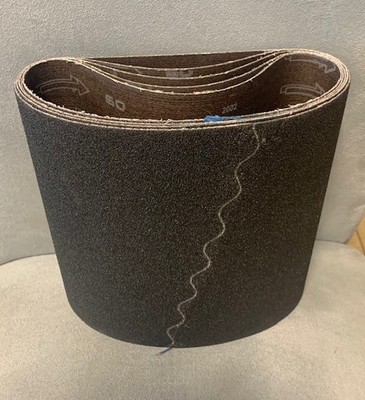 Premium Clarke - American Sanders EZ8 Cloth 8x19 Sanding Belts 60 Grit - 10 Pack