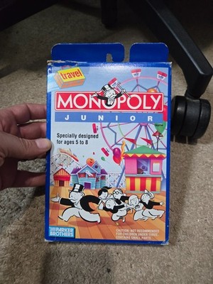 Parker Brothers 1991 Travel Monopoly Junior