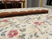 Maple Candle Table Centerpiece 24 x 3.5 x 1 inches made of Maple Wood