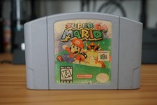 Nintendo Super Mario 64 Nintendo 64 N64 Game Cartridge, Manual, K-A, NTSC-U/C