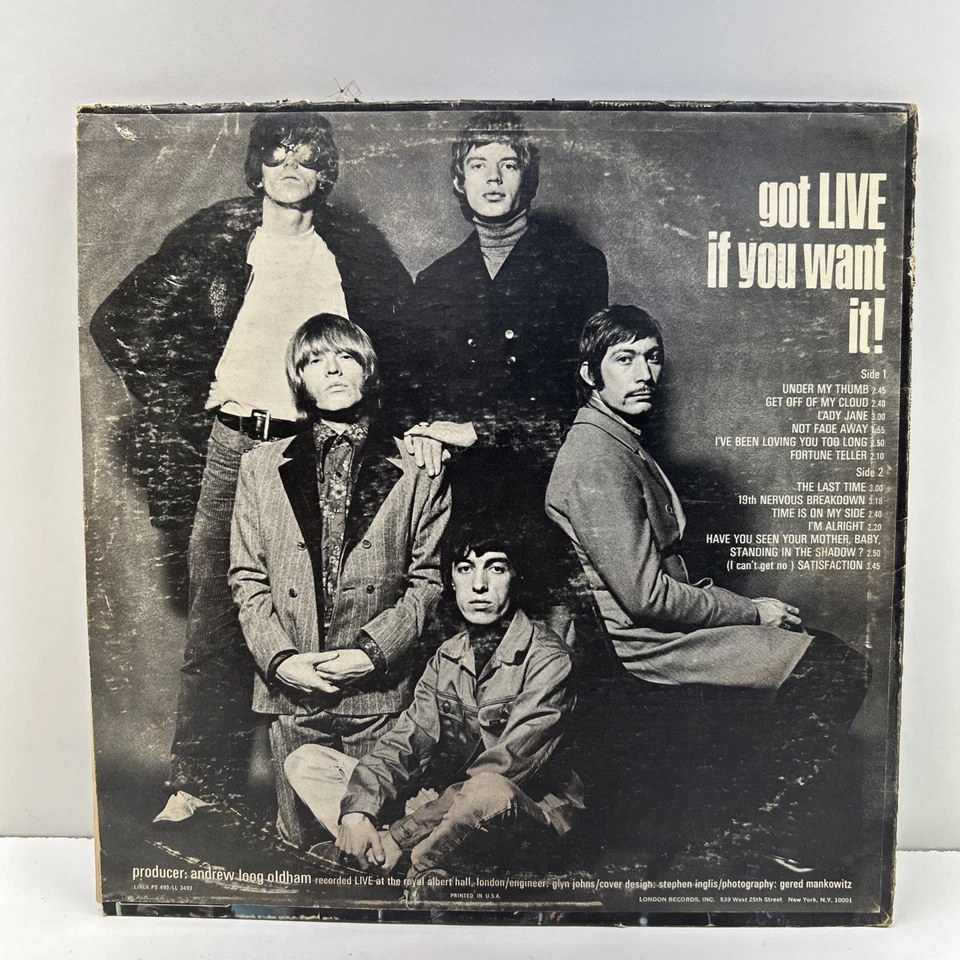 Виниловая пластинка The Rolling Stones Got Live If You Want It - Изображение 2 из 4