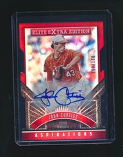 JOHN CURTISS 2015 PANINI ELITE EXTRA EDITION RED AUTO PARALLEL 058/100 #161