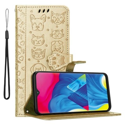 Case for Samsung Galaxy A10 / M10 Protection Cover Dogs Cats Animals Etui