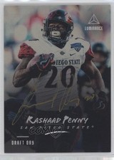 2018 Panini Luminance Draft Day Signatures Gold Rashaad Penny #RI-RP Auto p0i