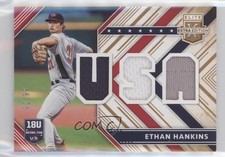 2018 Panini Elite Extra Edition USA Materials Gold 91/99 Ethan Hankins 00jz