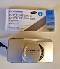 Olympus Stylus Epic Zoom 115 Deluxe Film Point  Shoot Camera, Flash Tested
