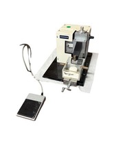 Affettatrice vibrante Campden Instruments modello VSL con pedale - testata