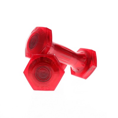 Body Sport Urethane Aerobic Dumbbells (2-Pack) - Premium Hand Weights with Solid