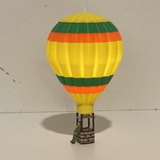 Hot Air Balloon HO Scale 3-D Printed Small4.5  Yellow  