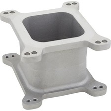 Speedway Motors 4bbl Tall High Rise Aluminum Open Carburetor Spacer 4 Inch
