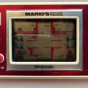 Nintendo MARIO'S Cement Factory Game & Watch