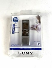 SONY ICD-B600 Digital Voice Recorder 512 MB Records 301 Hours - SILVER - NEW