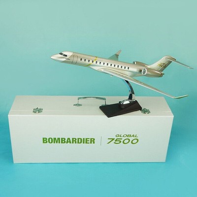 47cm 1:72 Scale Bombardier Inc. GLOBAL 7500 Private Business Jet Model Collectio