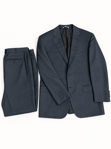 Canali 1934 Men’s 40S Navy Pinstripe Wool 2-Piece Suit Pants 34/30 Italy