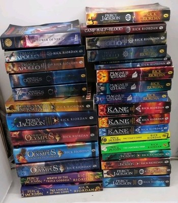 Rick Riordan Book Bundle Kane Chronicles Olympus Trials Apollo Percy Jackson x30
