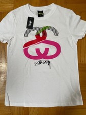 STUSSY New with Tag Vintage "Stuyork" Script Graphic Tshirt Kids Women