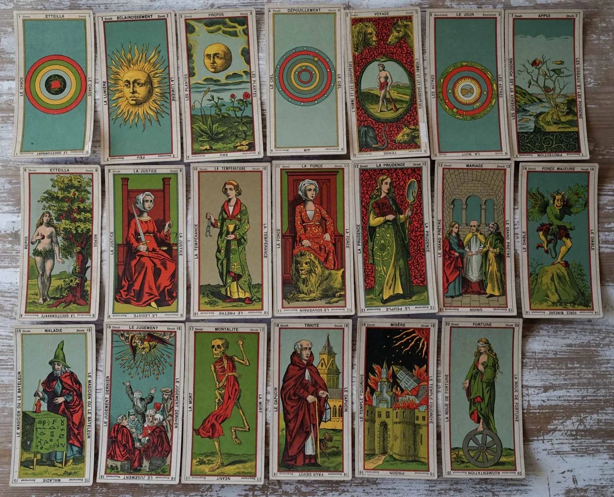 Ancien Jeu De Tarot Grimaud – XIXème Siècle – Collection (incomplet)