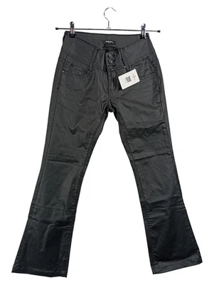 Red Seventy Jean Bootcut Femme Noir Enduit Stretch (EU 36, INT S, W27) - Photo 1/4