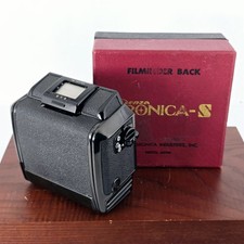  For Parts Bronica Zenza S 6x6 Medium Format Film Back Holder From Japan