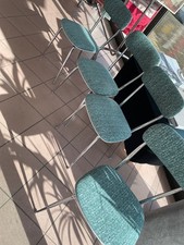 sedie vintage anni 60 completamente restaurate