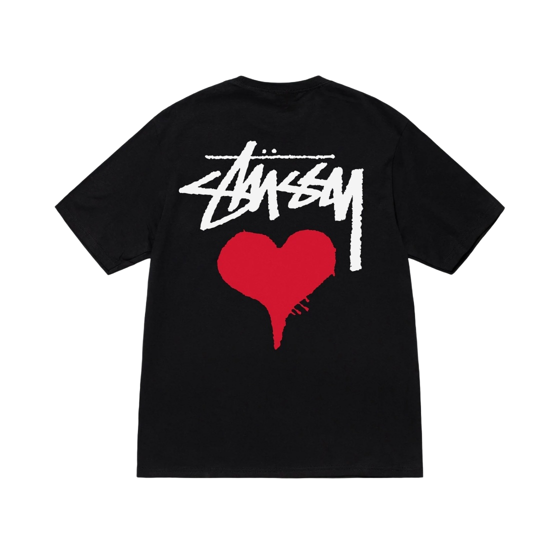 【STUSSY】STOCK HEART TEE Stussy Stock Heart T-Shirt Black | eBay