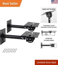 Adjustable Speaker Wall  Ceiling Mounts   Supports Up to 80lbs with 360  Swivel