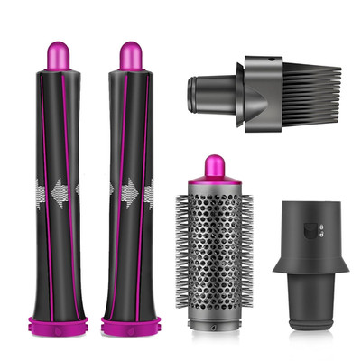Hair Curling Iron Barrels & round Brush Attachment for Dyson Supersonic Hair Dry