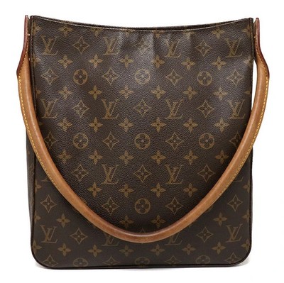 Louis Vuitton Looping GM Monogram Shoulder Bag M51145 Brown Vintage LV