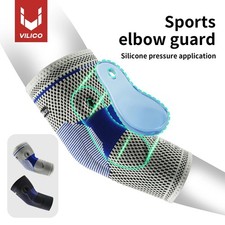 Elbow Compression Sleeves with Gel Pad for Men Women Sports Gym Home Workouts