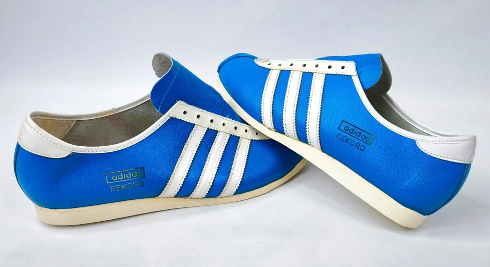 adidas Rekord Schuhe 1960s EUR 45 1/3 / UK 10.5 vintage Made in West Germany 305 - Bild 4 von 4