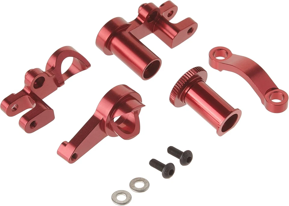 Juego de manivela de dirección de aluminio de alta resistencia ST6845R para barra 4 X 4, rojo Foto 3 de 3