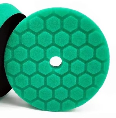 R H Auto 5 Zoll schwer schneidendes Polierpad grün Hexlogisch rotierend/Dual Action H&L