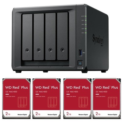 Synology DiskStation DS423+ 4-Bay NAS Enclosure w/4x Red