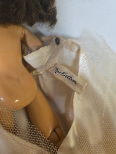 Vintage Jill Vogue Doll In Wedding Dress 10” Vtg 1950s Blue Eyes Old Estate - Picture 8 of 10