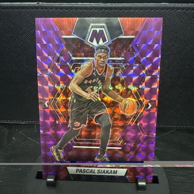 2022-23 Panini Mosaic Pascal Siakam Purple Mosaic Prizm /99 #68 Toronto Raptors
