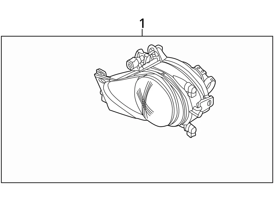Fog/mark/park/turn Light/lamp BMW 530I Right 01 02 03 - Image 3 of 3