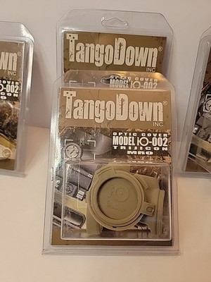 TangoDown iO-002 FDE Scope Cover Fits Trijicon Mro Solid Caps Flat Dark Earth