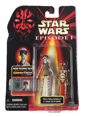 Star Wars Episode 1 Phantom Menace Ody Mandrell With Otoga 222 Pit Droid Figur
