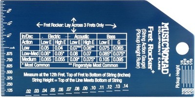 MusicNomad MN822 Precision Fret Rocker (2-pack) Bundle