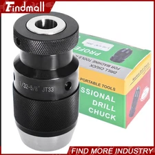 1/32"- 5/8" Super Heavy Duty Drill Press Chuck Keyless JT33 Mount Replaces