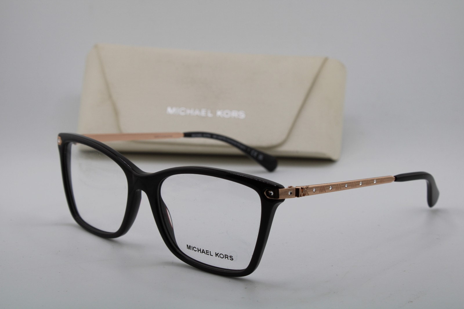 NEW MICHAEL KORS MK 4087B CARACAS BRIGHT 3344 BLACK AUTHENTIC EYEGLASSES 53-16