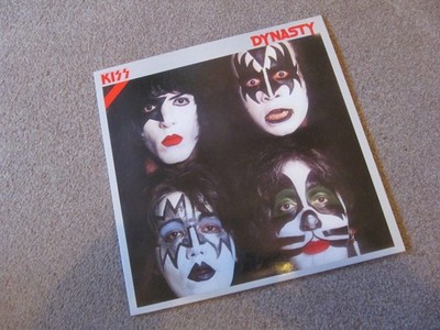 KISS DYNASTY WEISSE VINYL-LP PLUS EINLAGE POSTER CASABLANCA BELLAPHON