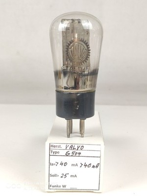 Seltene Doppel-Glr-RöhreVALVO : G504 ( =RGN504 ), gut erhalten, topp geprüft.