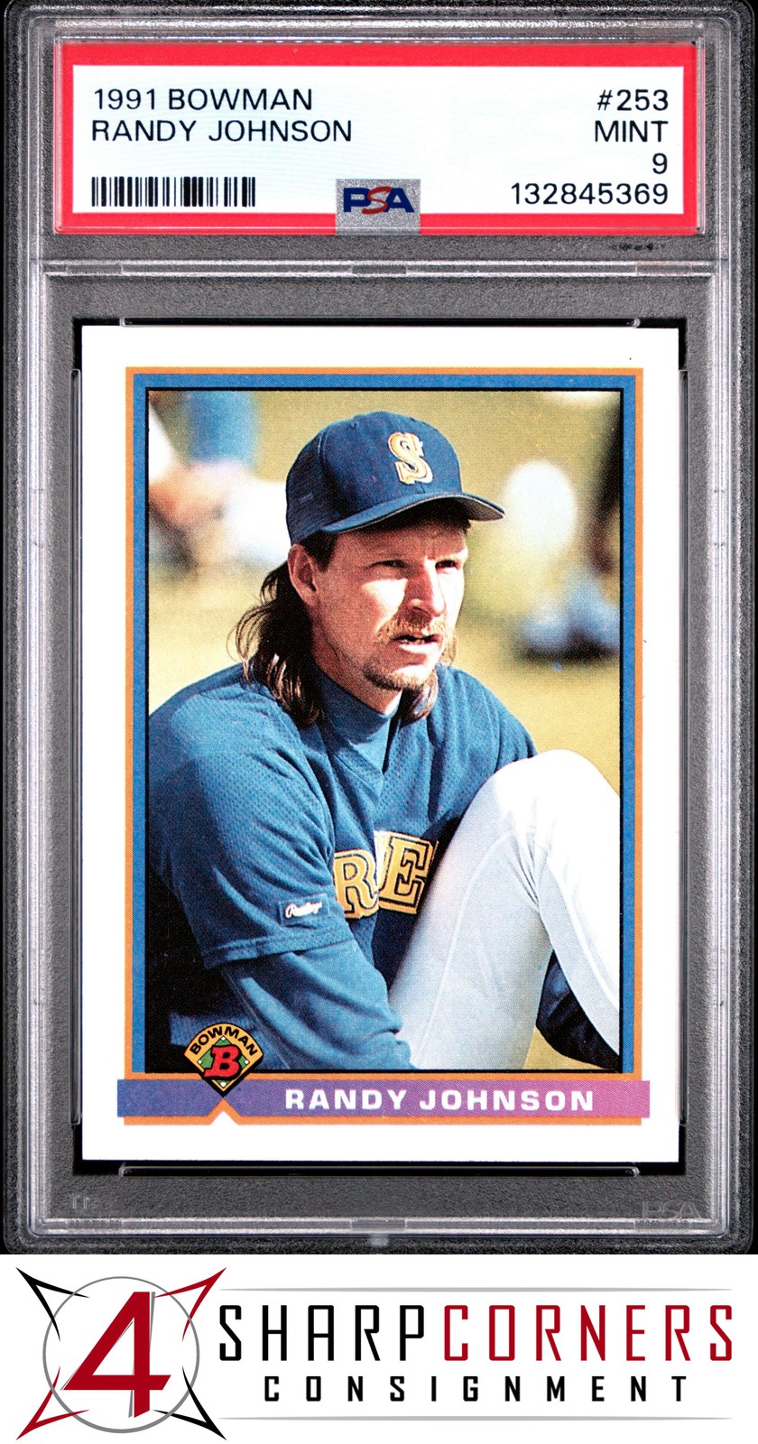 1991 Bowman #253 Randy Johnson front