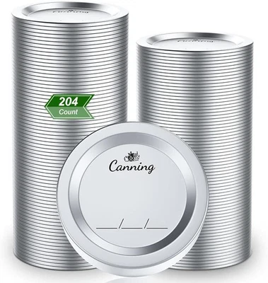 200pcs Regular Mouth Canning Lids, Canning Jar Lids for Ball, Kerr Jars, Spli - Picture 1 of 7
