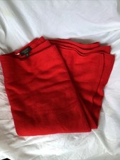 Charter Club Luxury Cashmere Oversized Wrap Shawl Red One Size O/S Classic Prep
