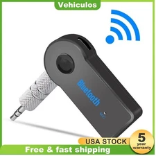 Wireless Bluetooth 3.5mm AUX Audio Stereo Music Car Receiver Adapter
